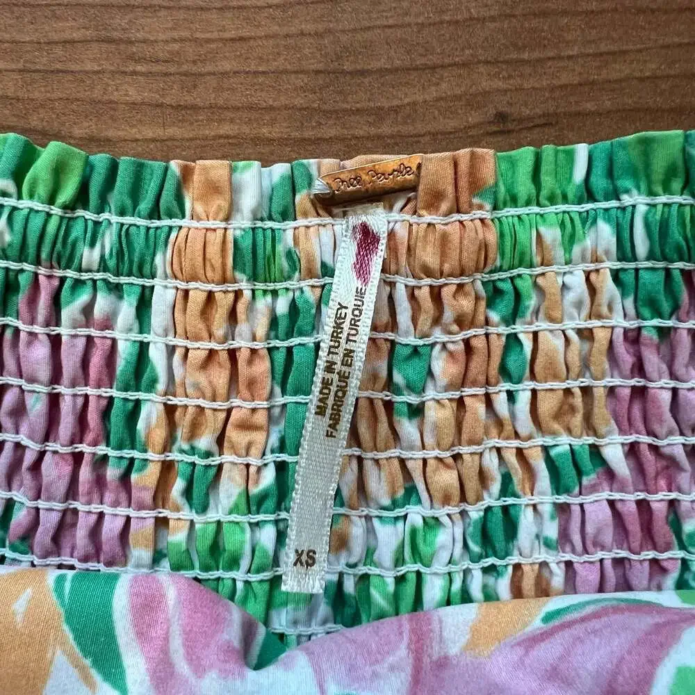 Free People Lula Floral Bubble Mini Skirt XS